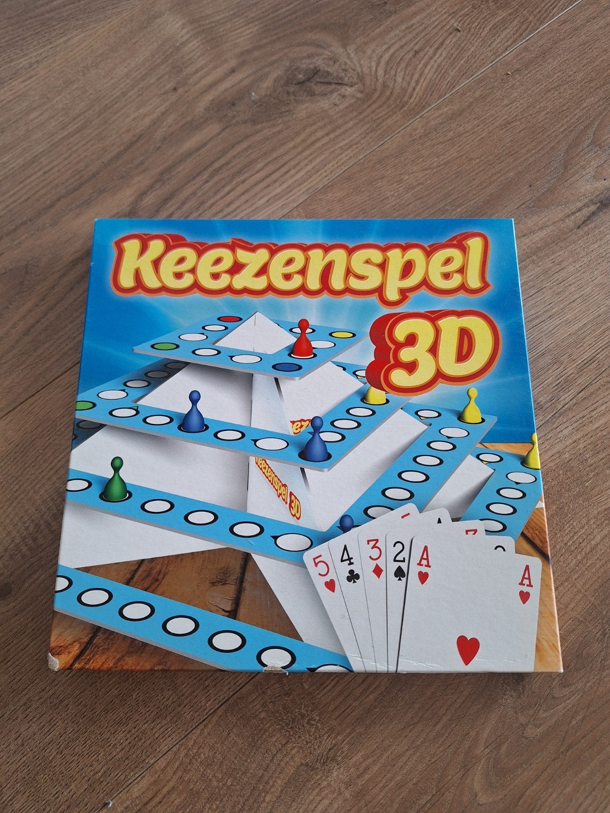 Keezenspel 3D (Identity Games) - Complete Set, Drie of vier spelers, Ophalen of Verzenden, Gebruikt