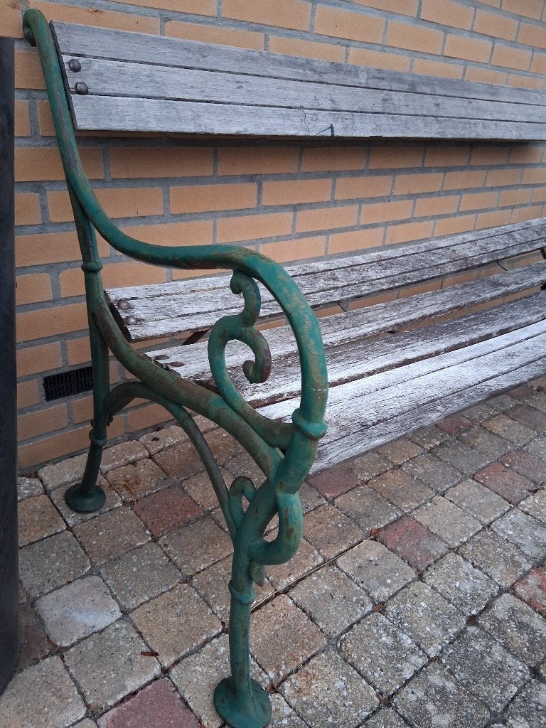 Tuinbank, Ophalen, Gebruikt, Hout