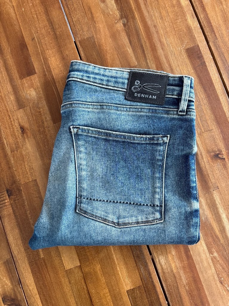 Denham Spray skinny dames jeans maat 31 – super tight fit, Denham, Blauw, Ophalen of Verzenden, Zo goed als nieuw