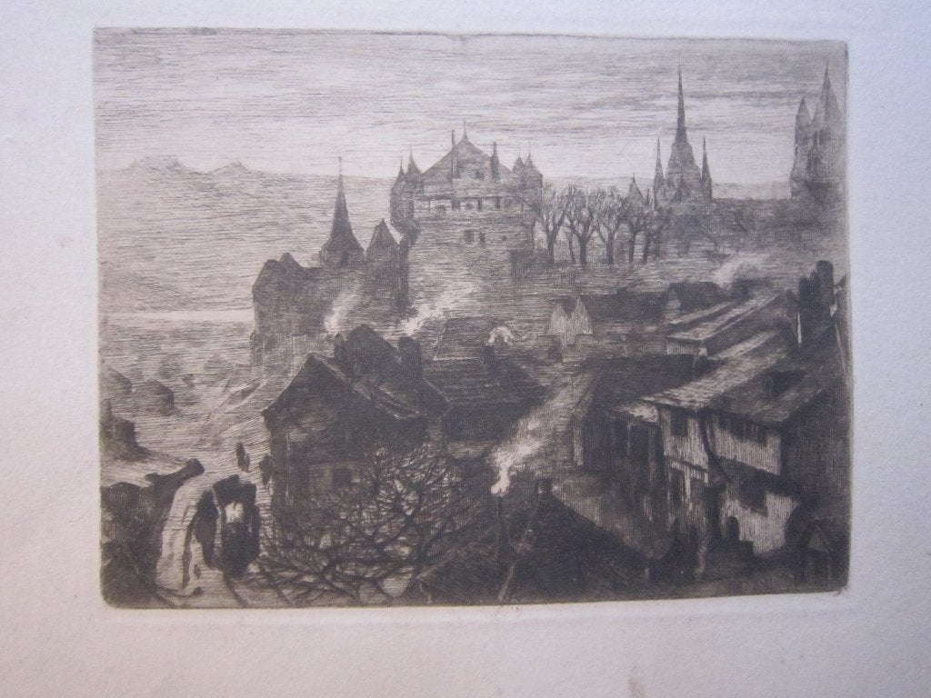 Losse gravure City of Rome, Ophalen, Gravure