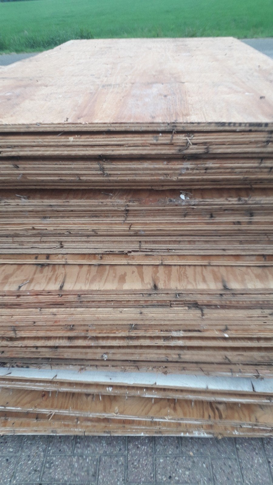 underlayment platen, Ophalen, Hout, Minder dan 20 mm
