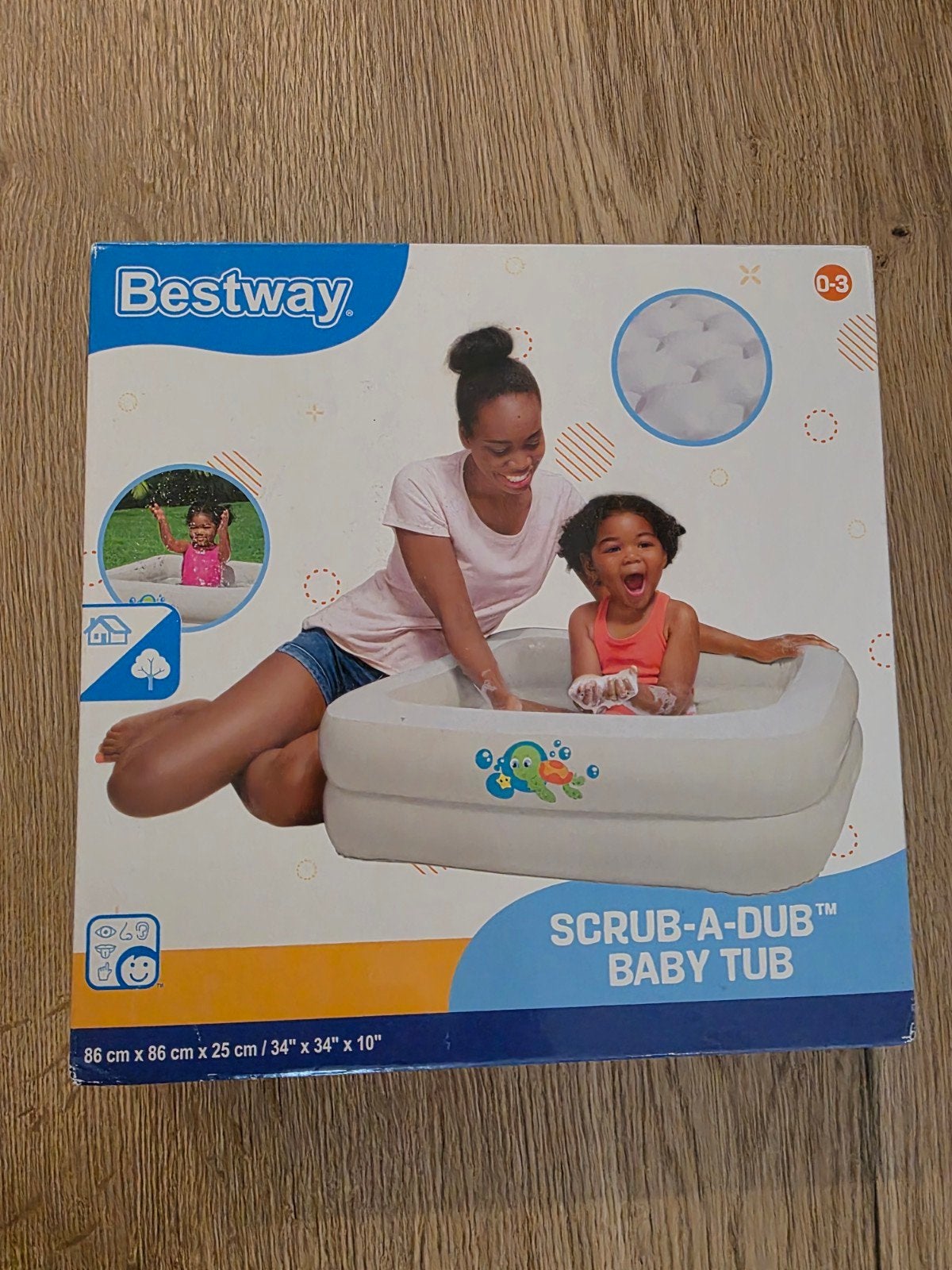 Bestway Scrub-A-Dub Baby Tub - Nieuw opblaasbaar babybadje, Kinderen en Baby's, Badjes en Verzorging, Overige merken, Nieuw, Ophalen of Verzenden