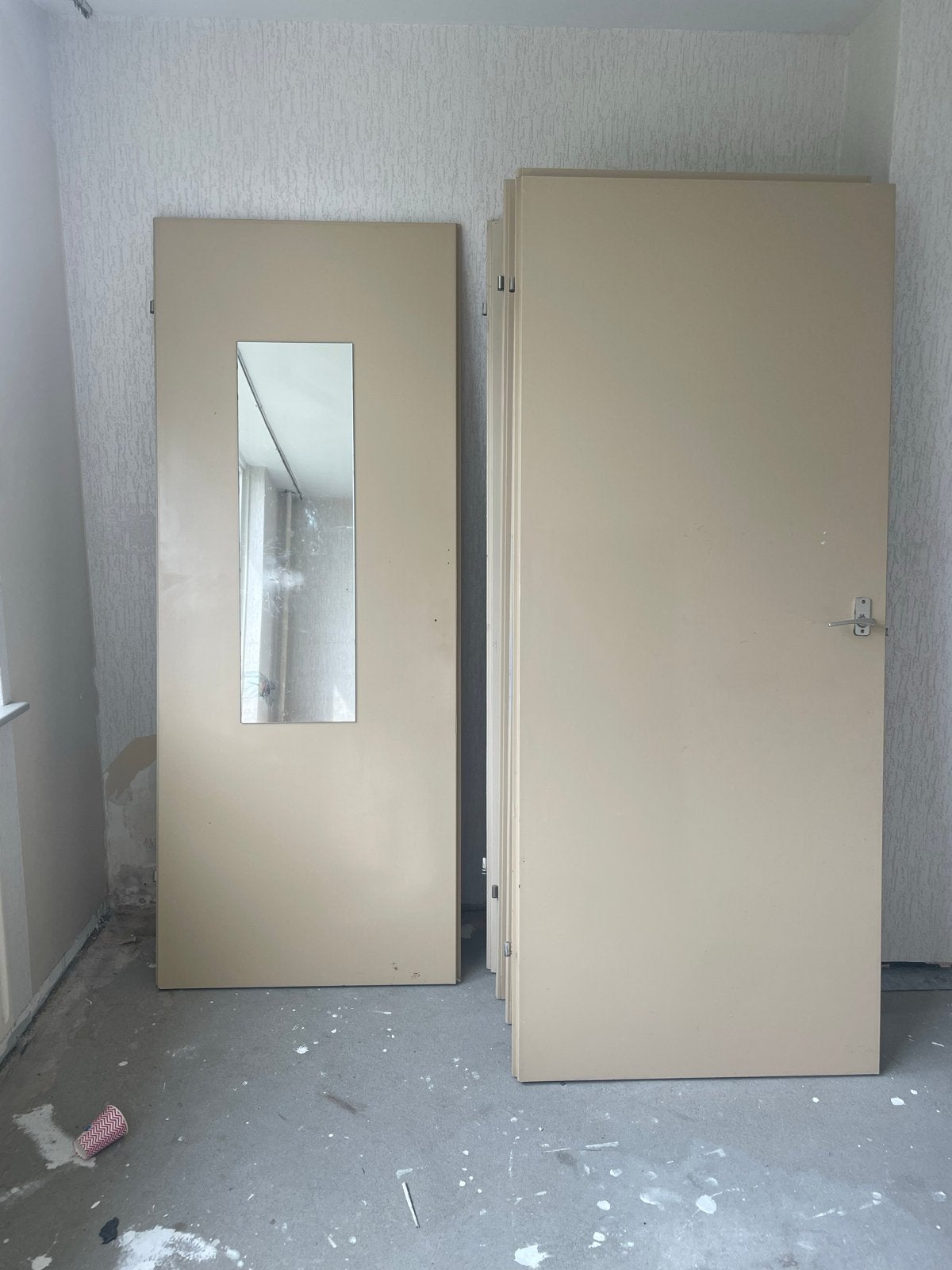 7 Opdekdeuren - Binnendeuren, Doe-het-zelf en Verbouw, Ophalen, Gebruikt, 80 tot 100 cm, Binnendeur