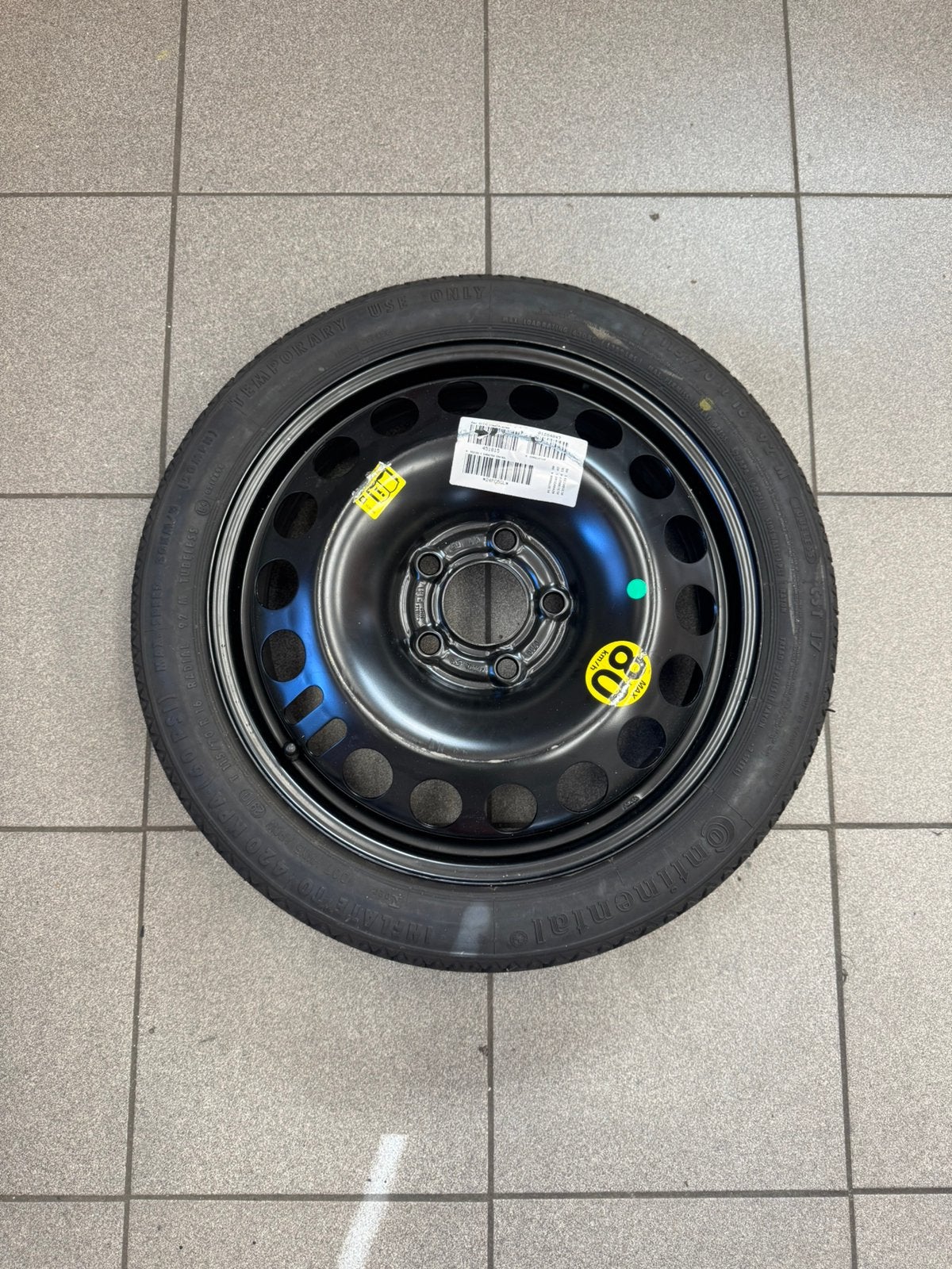 Reserve Noodwiel    Opel   T115-70-R16, Ophalen, Banden en Velgen, 17 inch, Zomerbanden