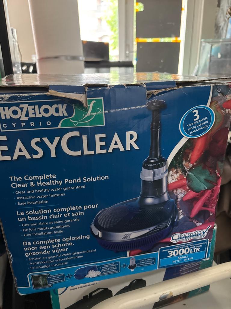 Hozelock Cyprio EasyClear Vijverfilter 3000L, Tuin en Terras, Vijver-toebehoren, Ophalen, Zo goed als nieuw, Vijverfilter
