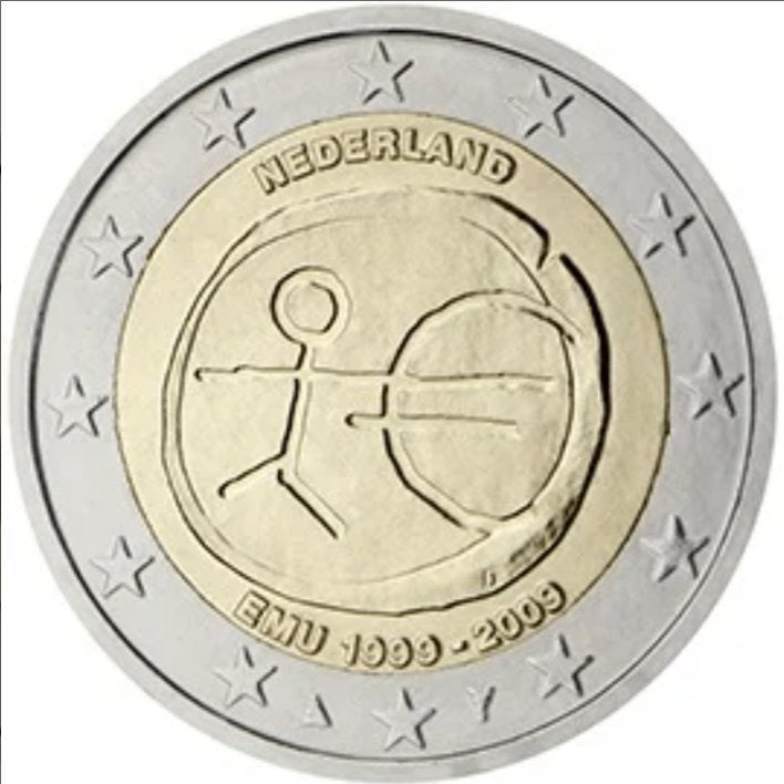 Euromunten, Postzegels en Munten, Ophalen of Verzenden, Overige landen, 2 euro, Losse munt