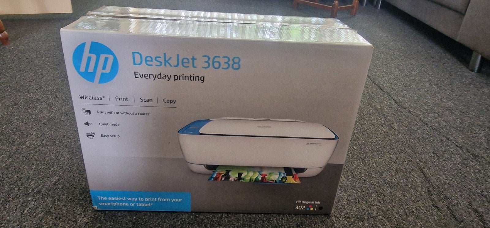 HP DeskJet 3638 All-in-One kleurenprinter - Zeer weinig gebr, Kleur printen, Inkjetprinter, All-in-one, Draadloos