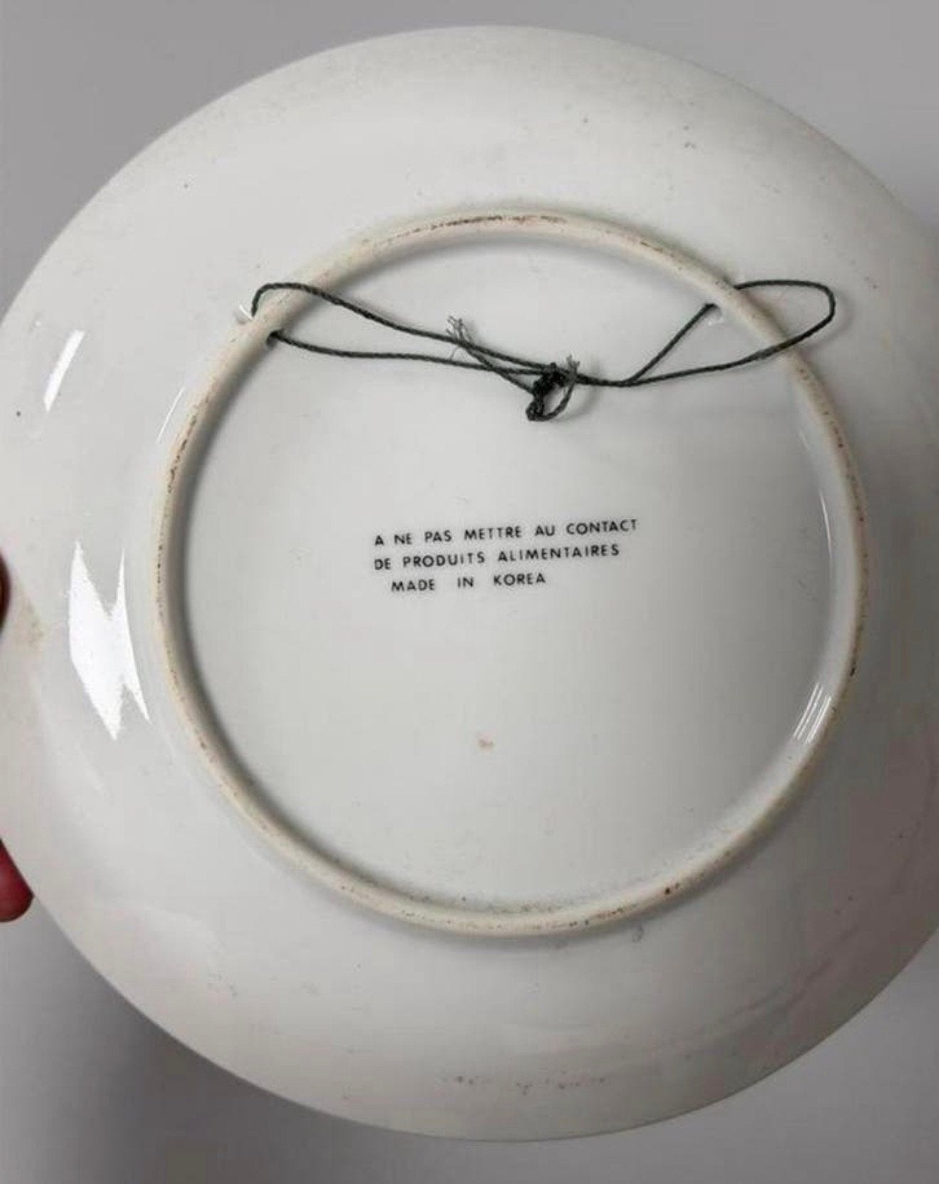 Vintage religieus glas-in-lood stijl wandbord – 19cm – Korea, Antiek en Kunst, Antiek | Wandborden en Tegels, Ophalen of Verzenden