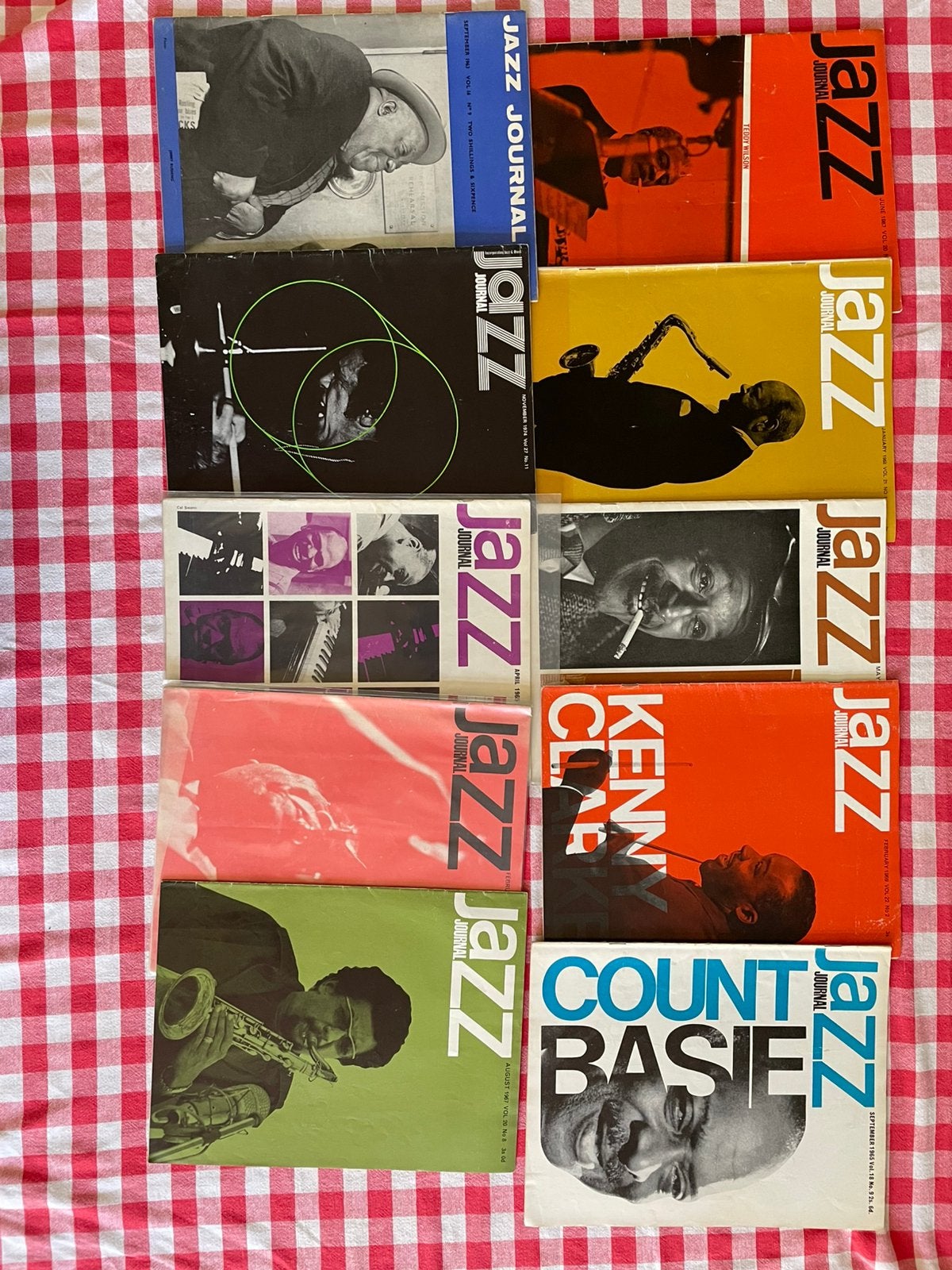 Vintage retro jazz tijdschriften posters jaren 60, Ophalen of Verzenden, Gelezen, Artiest