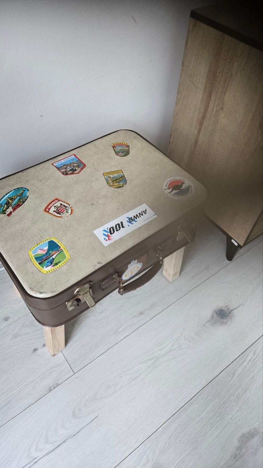 vintage project!! eyecatcher in huis!, Gebruikt, 50 tot 100 cm, Rechthoekig, 50 tot 100 cm