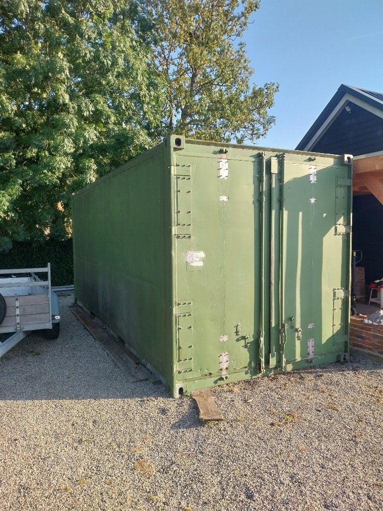 opslag container RVS bieden vanaf 750,- Euro, Ophalen
