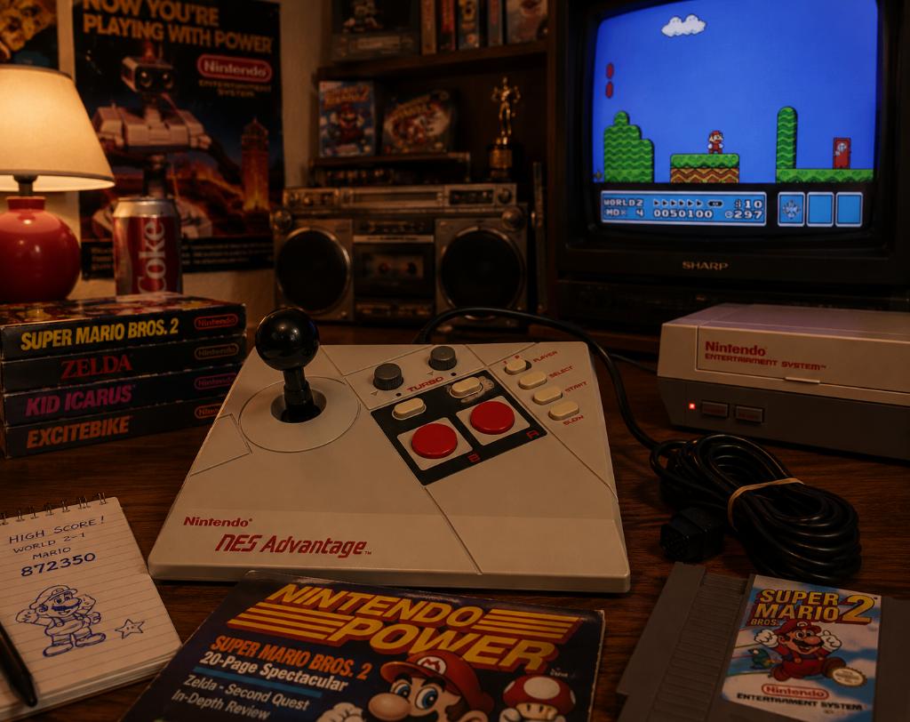 NES - Advantage Controller - Getest, Avontuur en Actie, 1 speler, Ophalen of Verzenden, Zo goed als nieuw