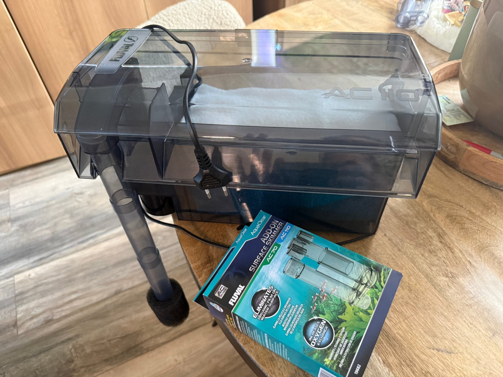 HOB FLUVAL AC110 aquarium filterpomp, Dieren en Toebehoren, Ophalen, Inclusief deksel, Zo goed als nieuw, Fluval