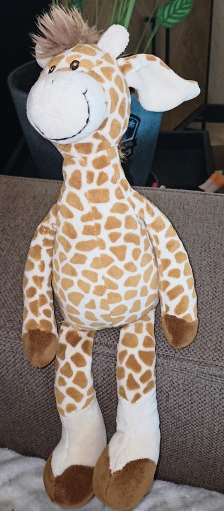 Anna club plush, silly sam de giraffe, Giraf, Wasbaar, Ophalen of Verzenden, Zo goed als nieuw