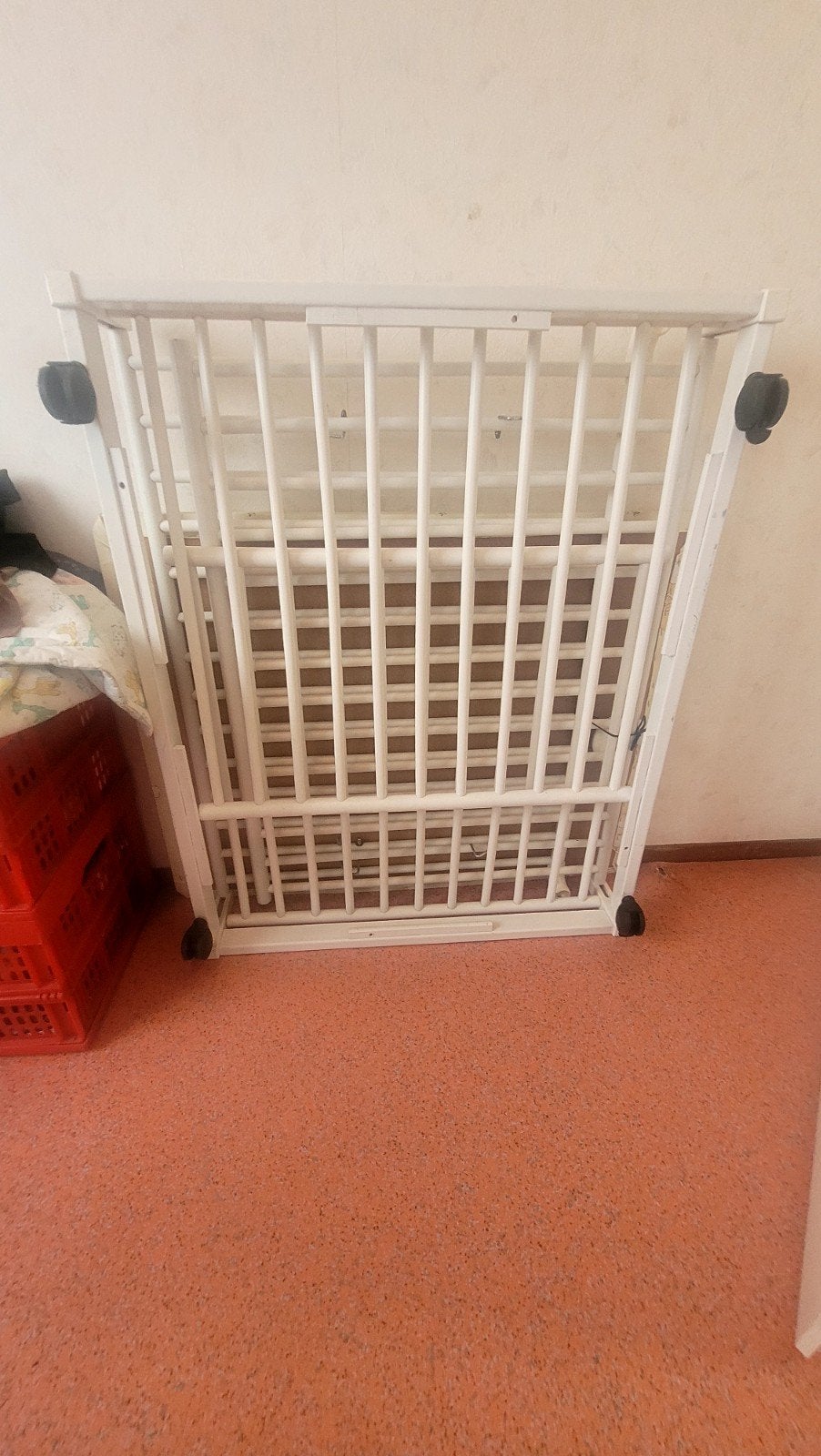 Witte babybox met matras, Kinderen en Baby's, Ophalen, Gebruikt, Ledikant