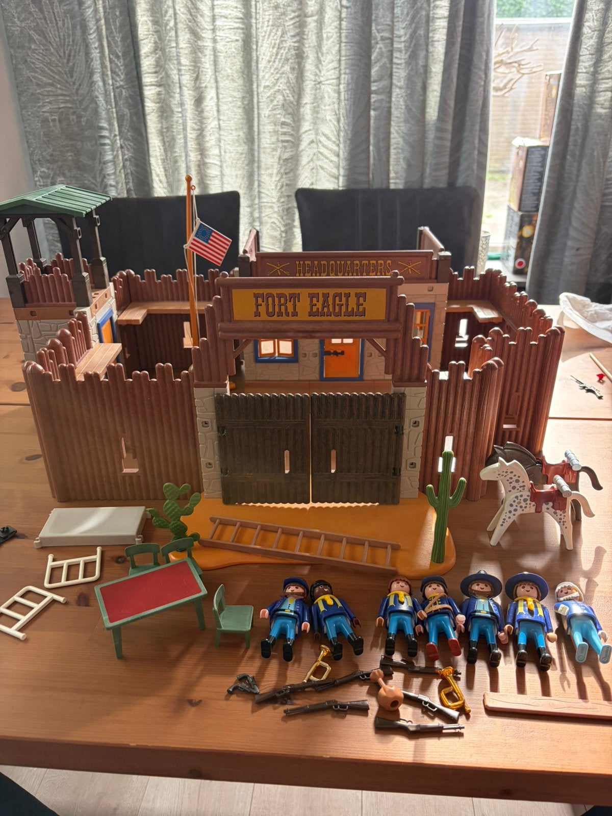 Playmobil vintage fort eagle western, Ophalen of Verzenden, Zo goed als nieuw