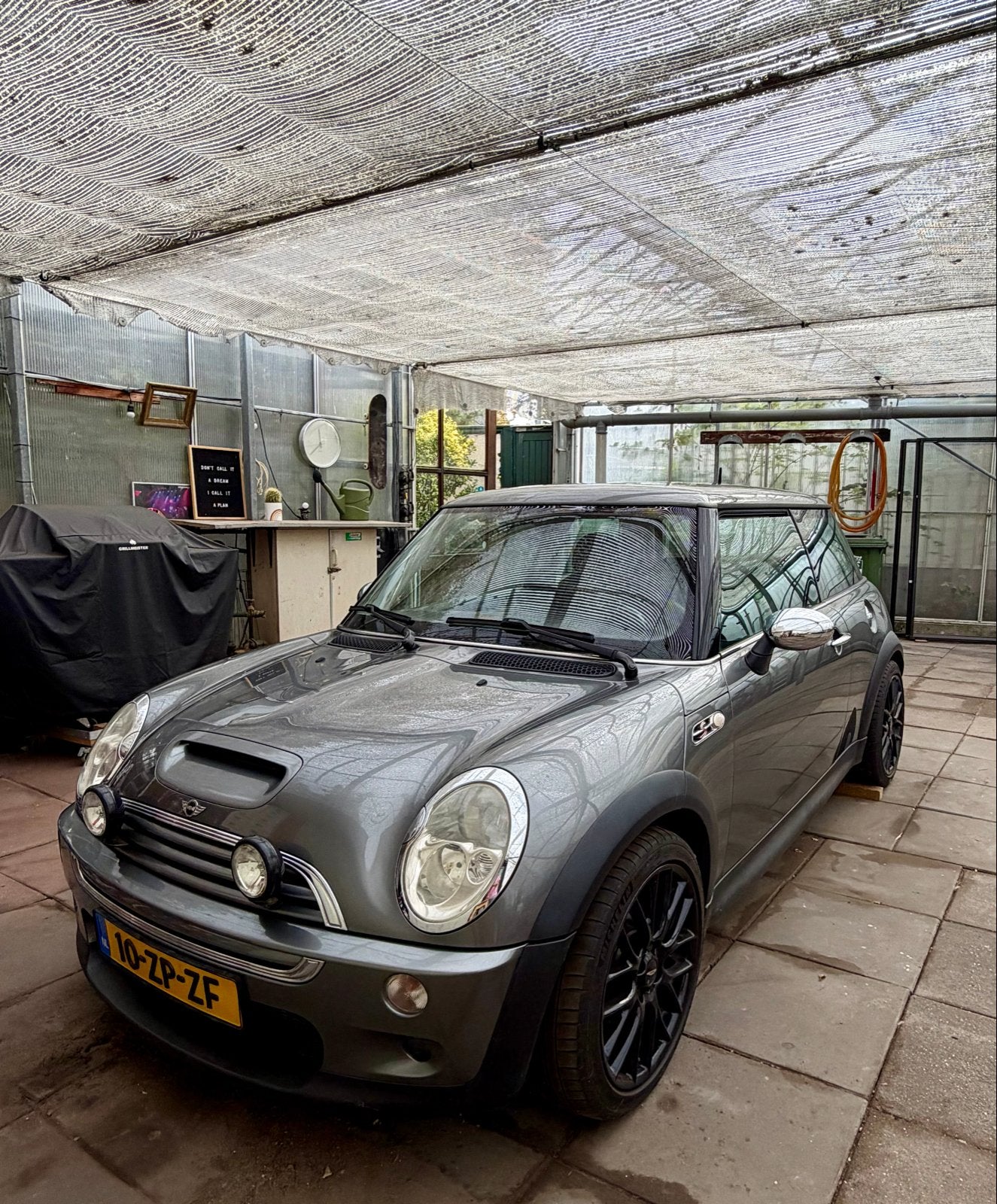Mini 1.6 16V Cooper S 120KW 2002 Grijs, Auto's, Voorwielaandrijving, 4 cilinders, 4 stoelen, 163 pk