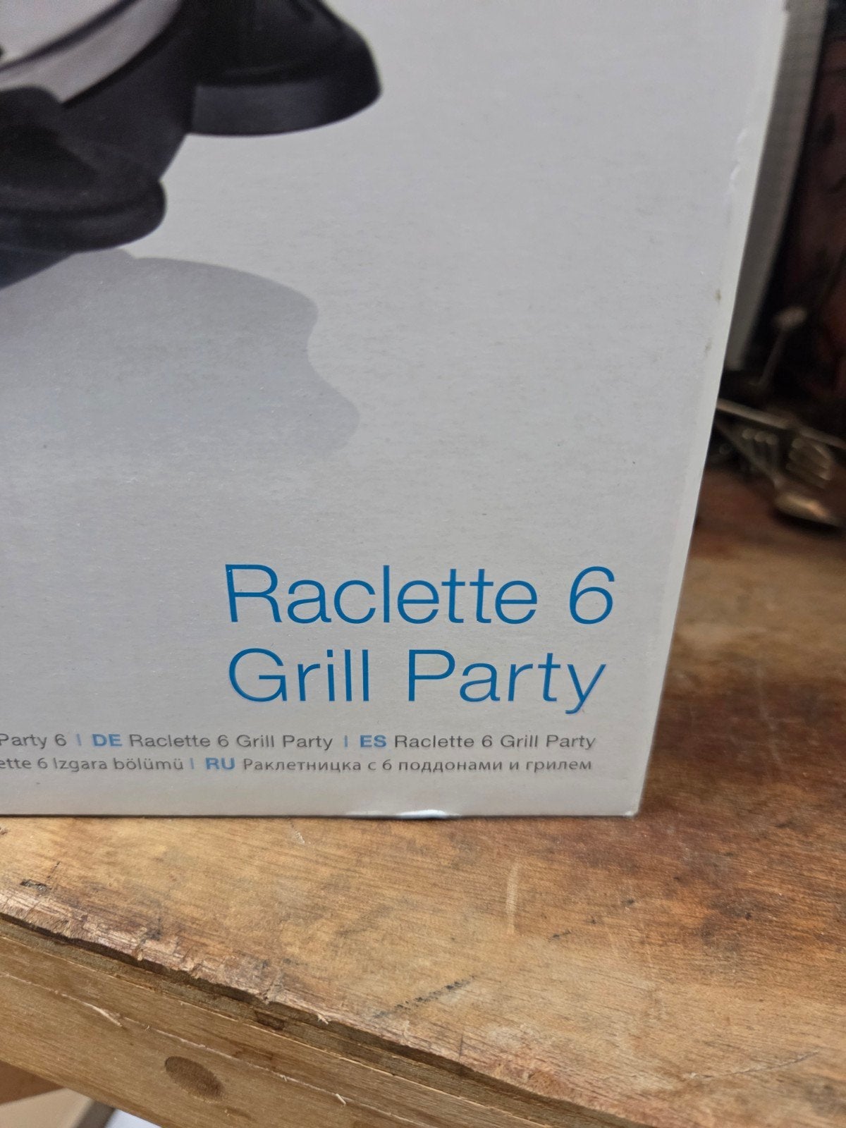 Princess Raclette 6 Grill Party - 3-in-1 Functie, Ophalen of Verzenden, Nieuw, 4 t/m 7 personen