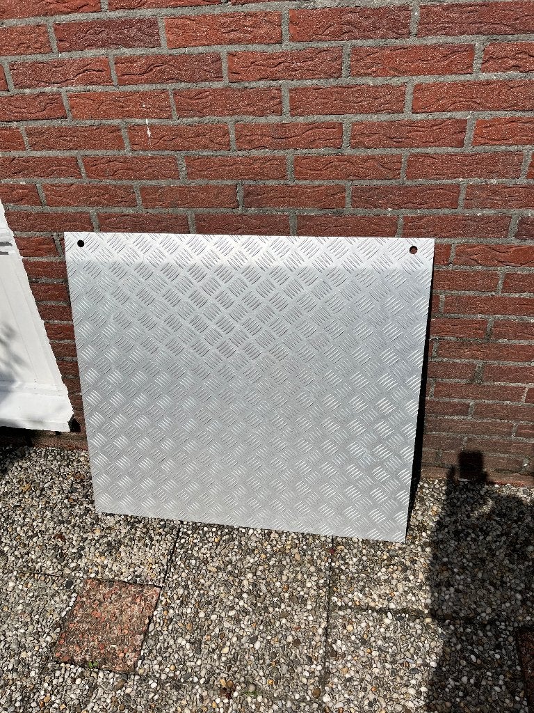 Drempelhulp aluminium traanplaat oprijplaat, Diversen, Verpleegmiddelen, Ophalen of Verzenden, Zo goed als nieuw