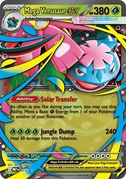 Mega Venusaur ex MEP 013 - Black Star Promo - NM, Ophalen of Verzenden, Zo goed als nieuw, Losse kaart