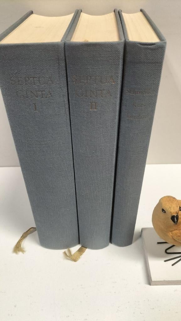Biblia: Septuaginta ; Drie delen, Ophalen of Verzenden, Gelezen, Christendom | Katholiek