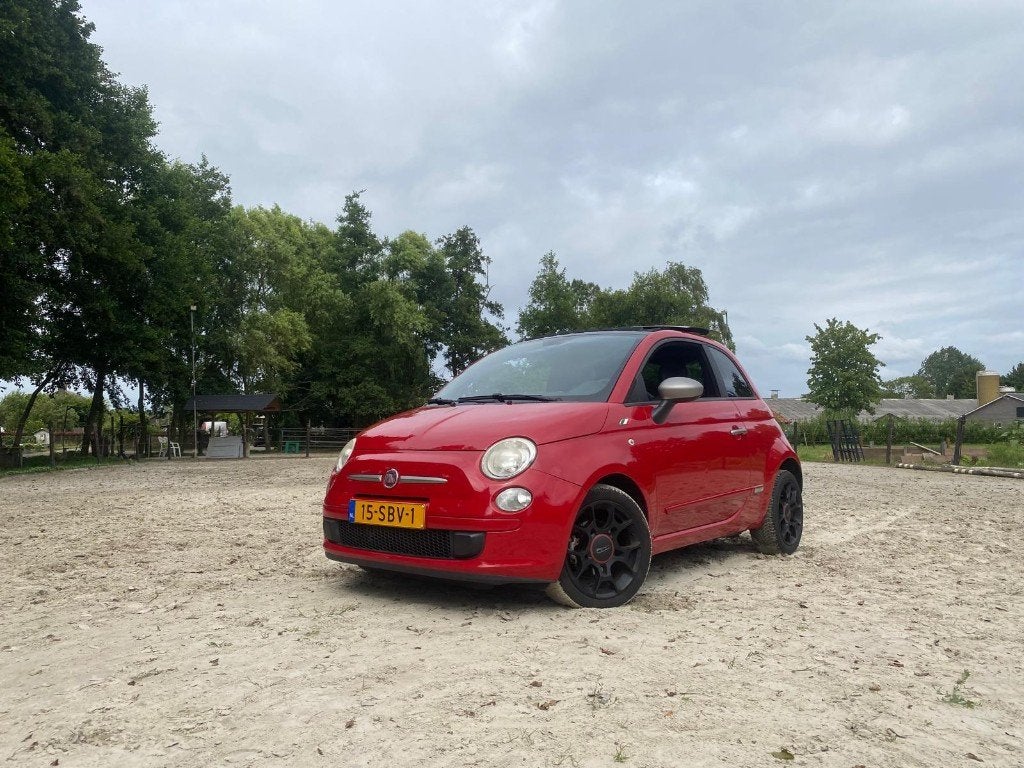 Fiat 500, Voorwielaandrijving, 86 pk, Leder en Stof, 905 kg