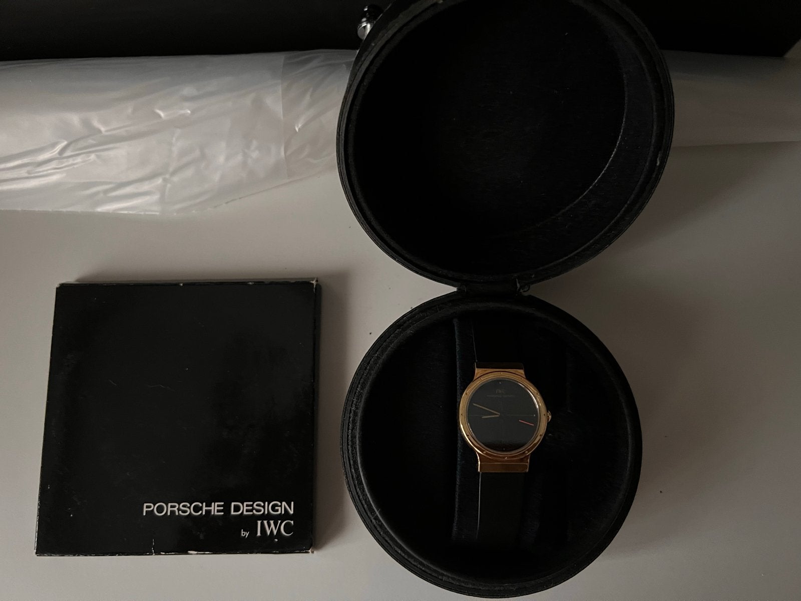 Porsche Design by IWC horloge 14 krt goud, Overige merken, Polshorloge, Ophalen of Verzenden, Goud