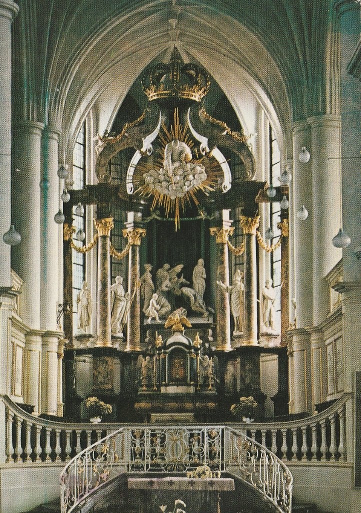 THORN Abdij Kerk Hoofdaltaar, Verzenden, 1960 tot 1980, Ongelopen, Limburg