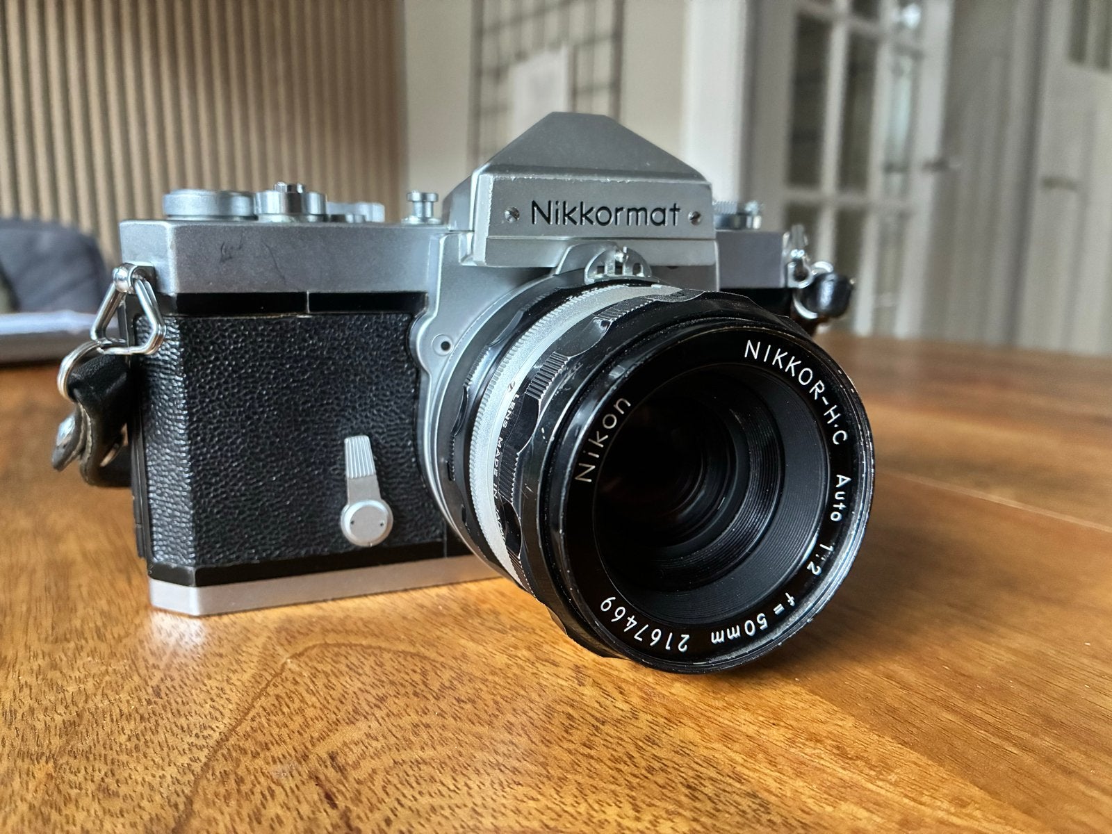 Nikon Nikkormat FTn met Nikkor-H-C Auto 50mm 1:2, Ophalen of Verzenden, Gebruikt, Spiegelreflex, Nikon