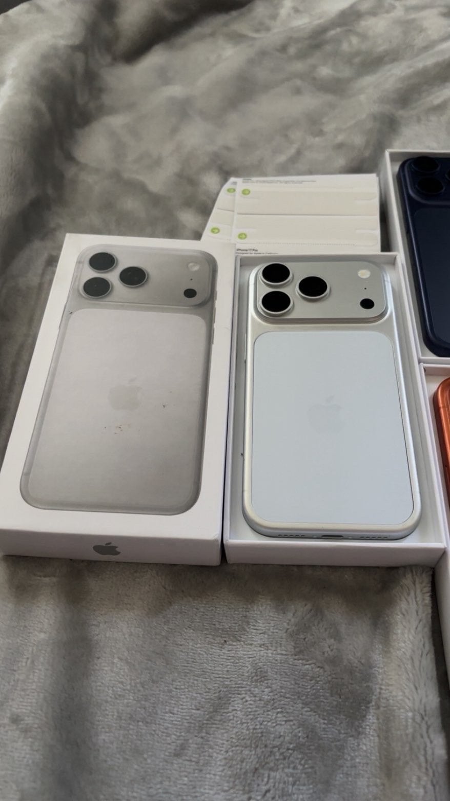 iPhone 17 Pro Max Wit - Scherm defect, 98% batterij, 512 GB, Overige modellen, Wit, Ophalen of Verzenden