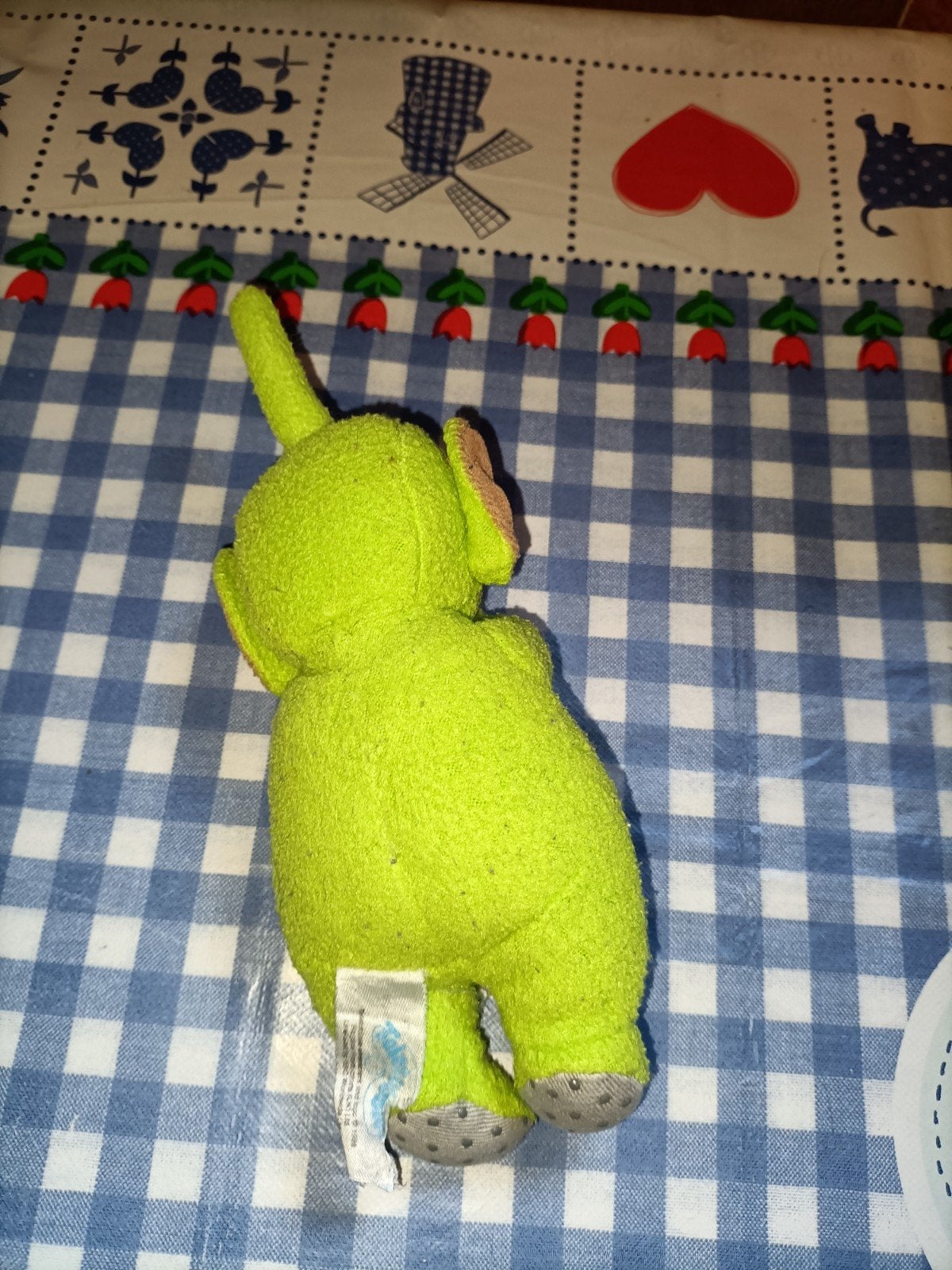 Dipsy speenhouder knuffeltje Teletubbies 21 cm, Kinderen en Baby's, Speelgoed | Knuffels en Pluche, Ophalen of Verzenden, Zo goed als nieuw