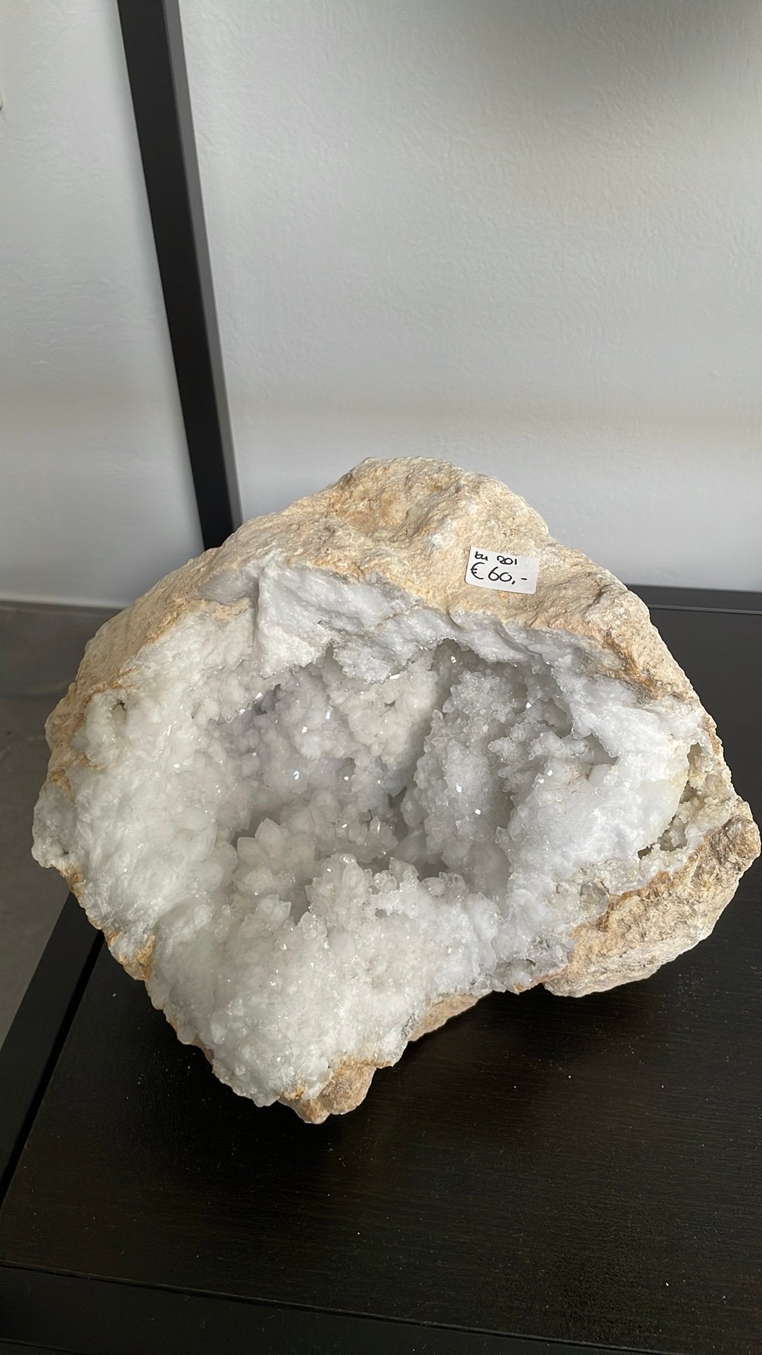 Bergkristal uit Marokko 22 cm breed, Ophalen of Verzenden