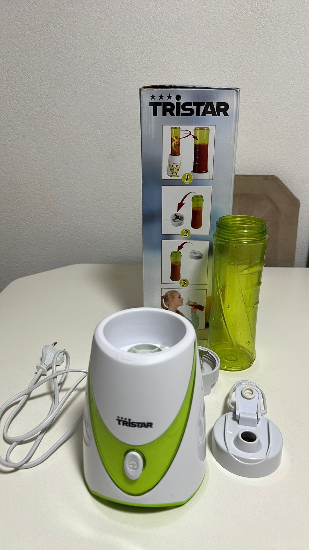 Tristar blender, Witgoed en Apparatuur, Ophalen of Verzenden, Gebruikt, Blender to go