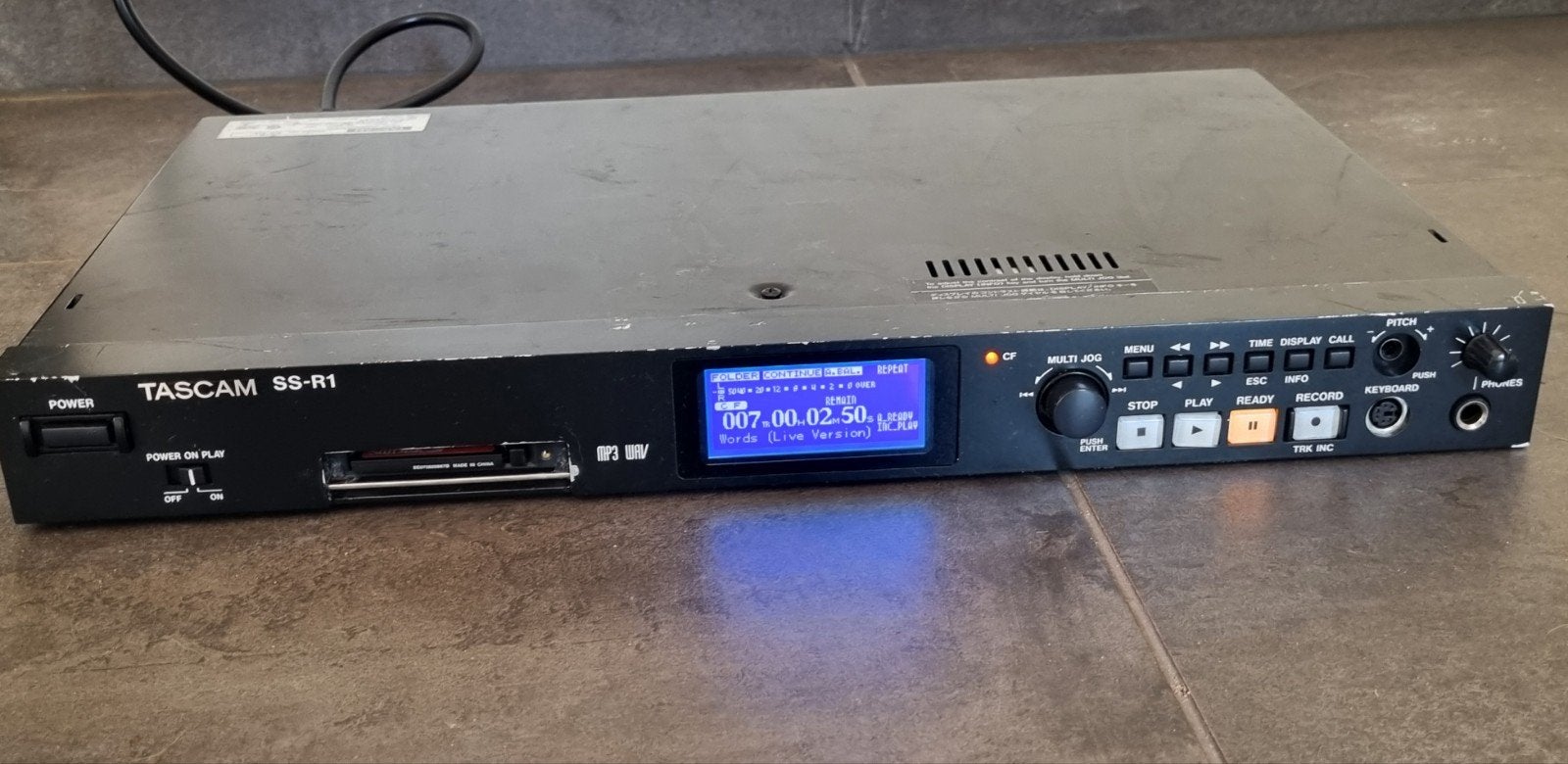 TASCAM SS-R1 digitale  Recorder - Professionele Audio, Ophalen of Verzenden, Gebruikt, Audio