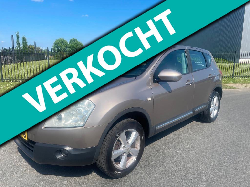 Nissan Qashqai 2.0 Acenta|Automaat|Bluetooth|Clima|Cruise|NA, Gebruikt, Zwart, 4 cilinders, Bruin