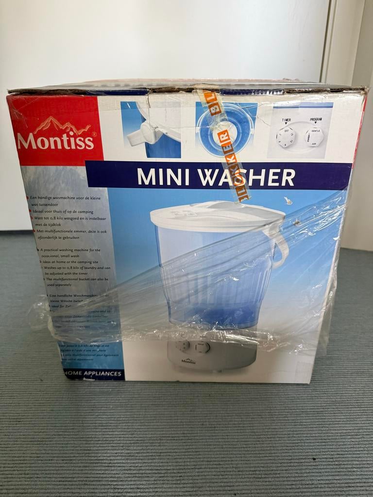 Mini Wasmachine - Compact & Draagbaar (nieuw) Camping, Witgoed en Apparatuur, Wasmachines, Nieuw, Bovenlader, Minder dan 4 kg