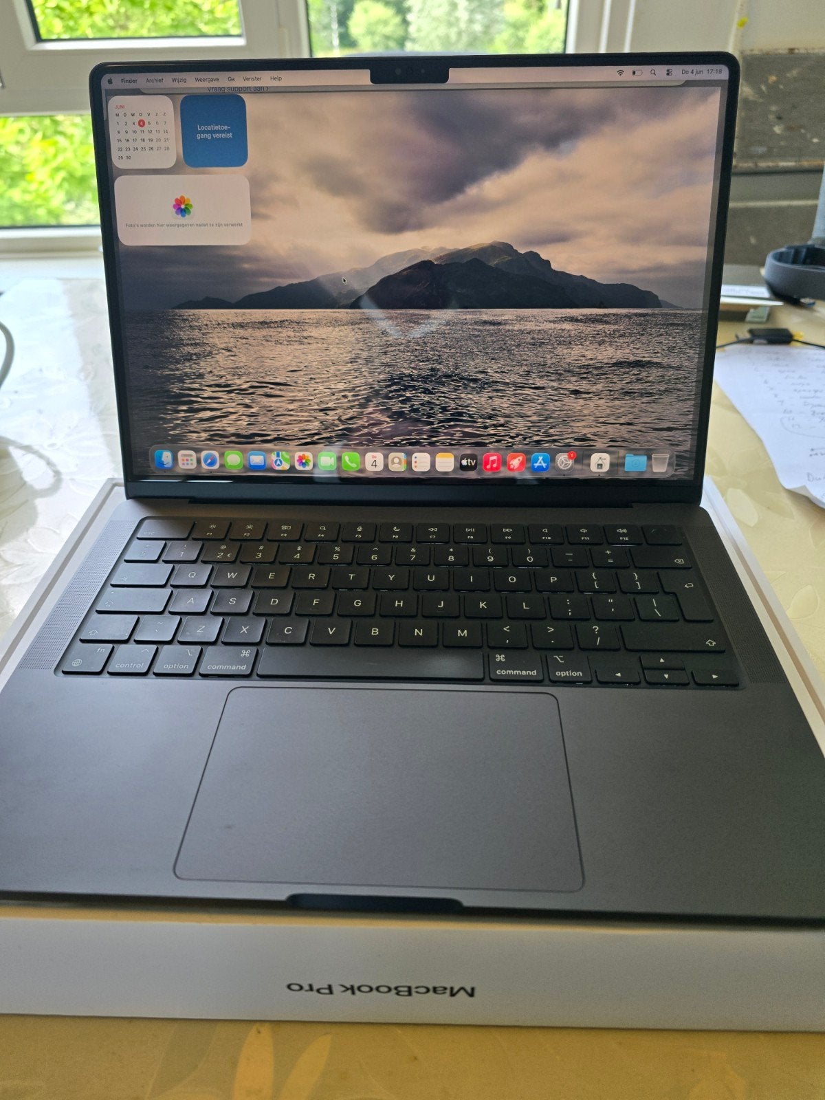 Macbook pro M4 14inch 10core 16GB 512GB  garantie +, Computers en Software, Qwerty, Overige groottes, 512 GB, Zo goed als nieuw