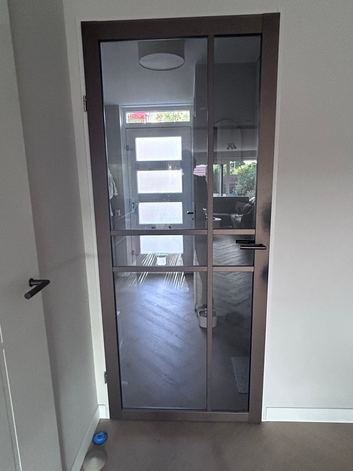 Svedex brons metallic binnendeur (excl. beslag), Ophalen, Gebruikt, 80 tot 100 cm, Binnendeur