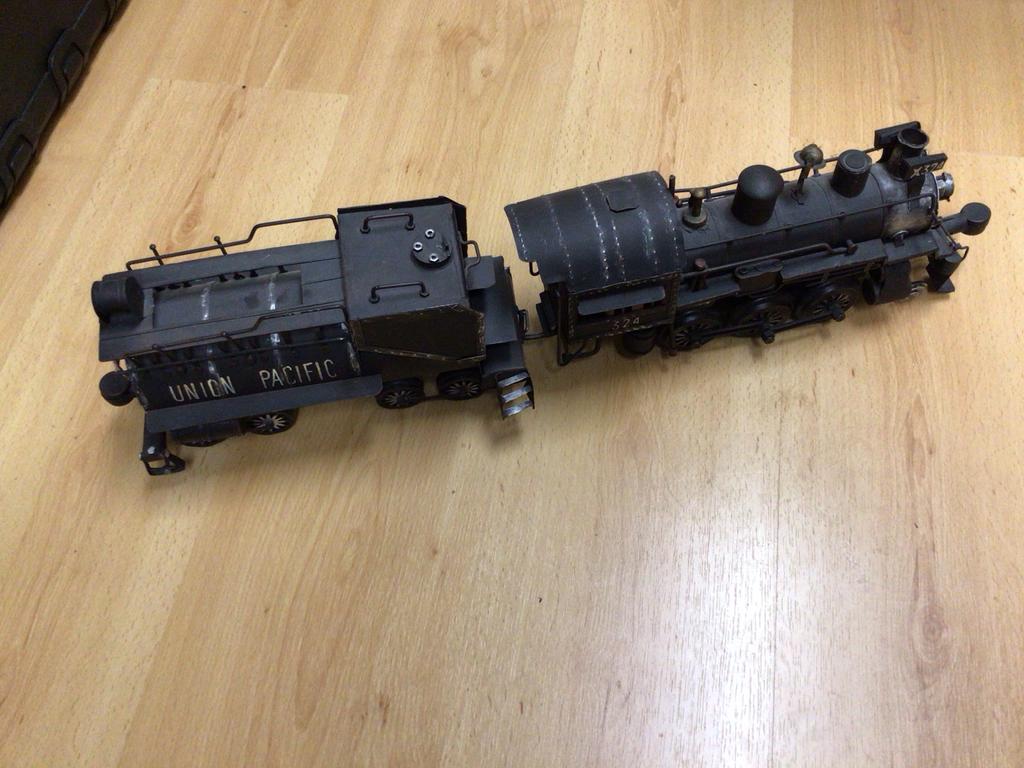 Union Pacific Stoomlocomotief met Tender - Zwart, Gebruikt, Locomotief, Gelijkstroom of Wisselstroom, Ophalen