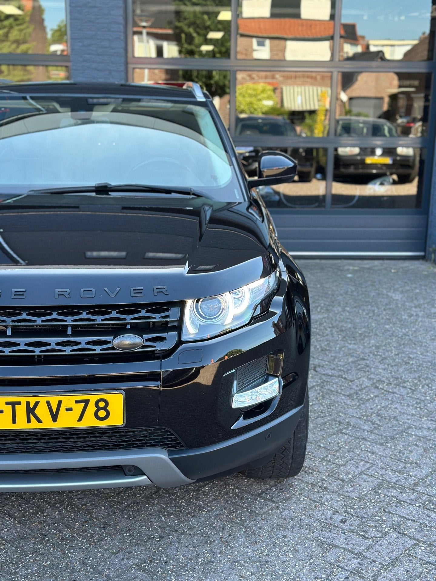 Land Rover Range Rover Evoque 2.0 Si 4WD Prestige Xenon|Leer, Auto's, Euro 5, 4 cilinders, Zwart, Bedrijf
