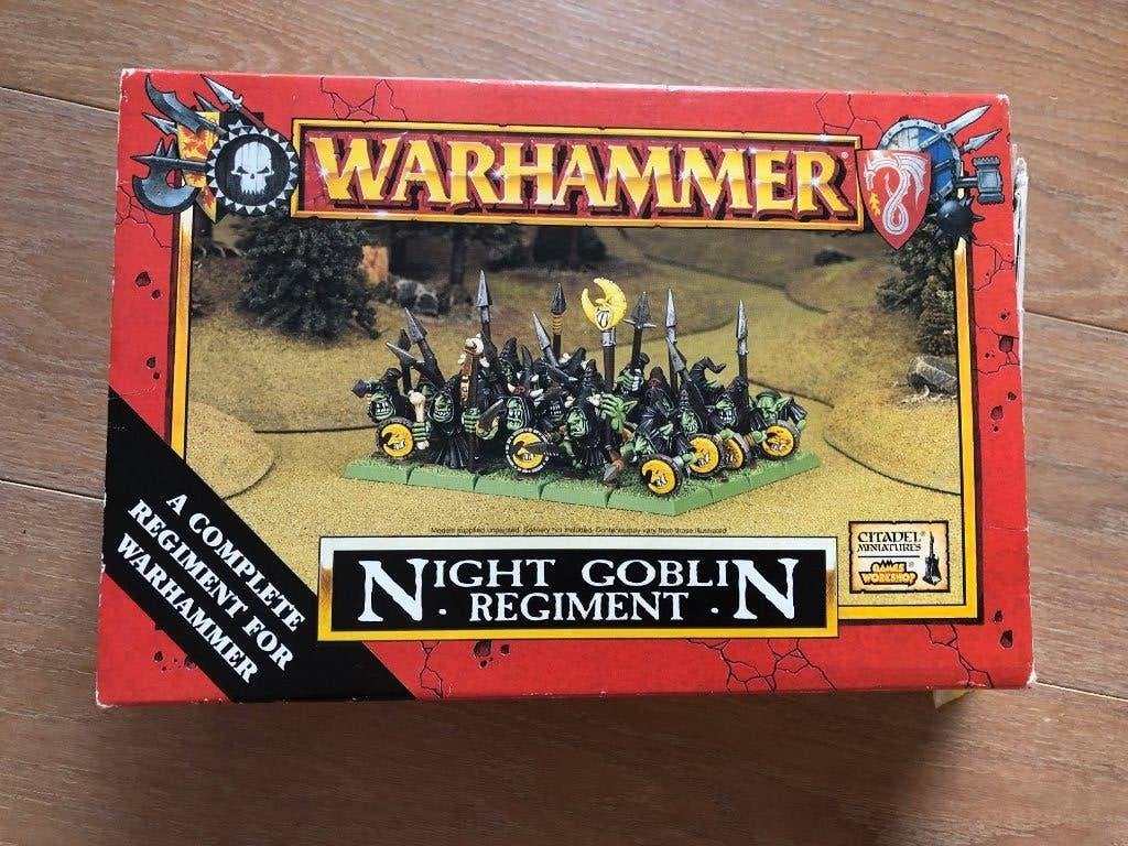 Warhammer Fantasy 5e Night Goblin Regiment (compleet), Hobby en Vrije tijd, Ophalen of Verzenden, Gebruikt, Warhammer, Figuurtje(s)
