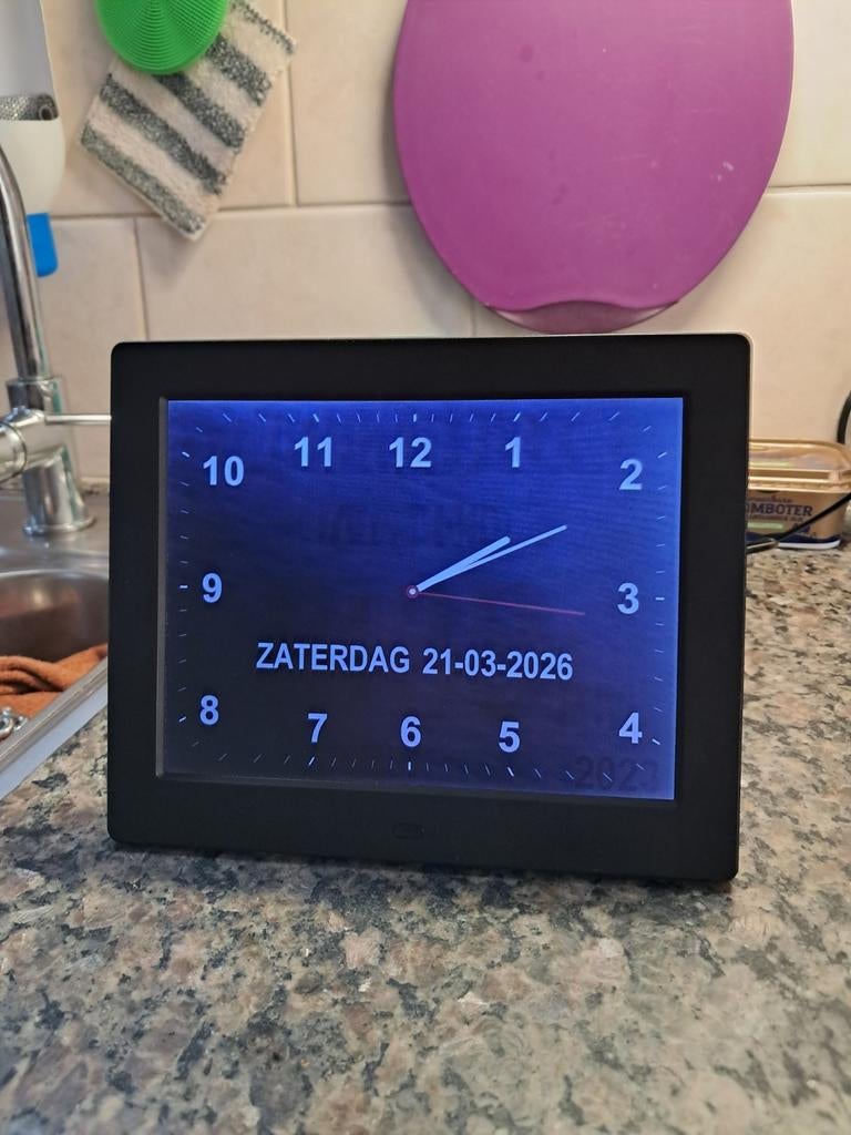Dementieklok digitaal, Diversen, Verpleegmiddelen, Ophalen of Verzenden