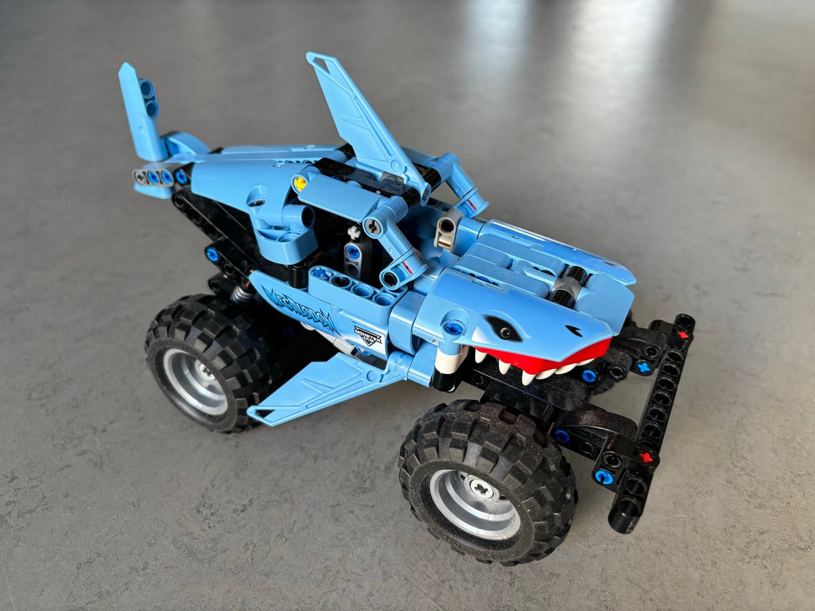 Lego Technic Monster Jam trucks (3 stuks) met boekjes, Gebruikt, Lego, Ophalen of Verzenden, Complete set
