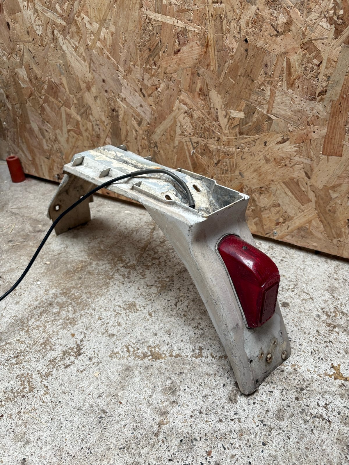 Origineel Wit Achterspatbord Gilera Citta, Ophalen, Gebruikt, Kap