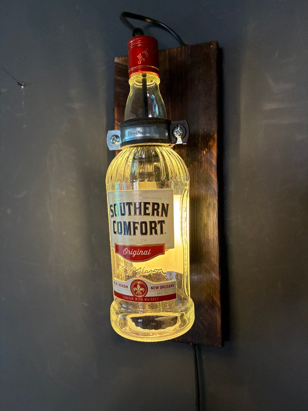 Southern comfort Wandlamp, Ophalen of Verzenden, Nieuw, Glas, Mancave