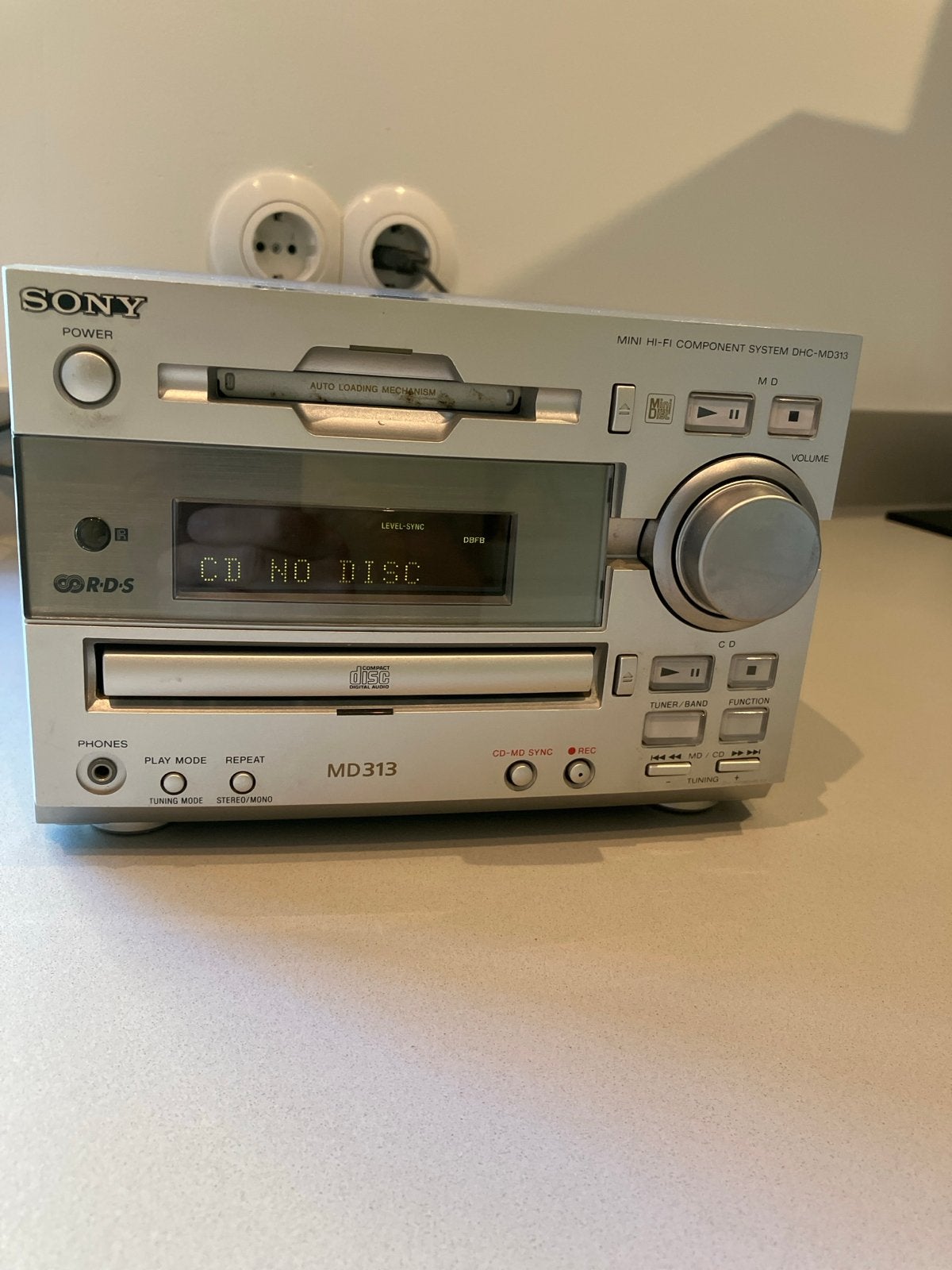 Sony DHC-MD313 Mini Hi-Fi Component Systeem, Gebruikt, Ophalen of Verzenden, Microset, Sony