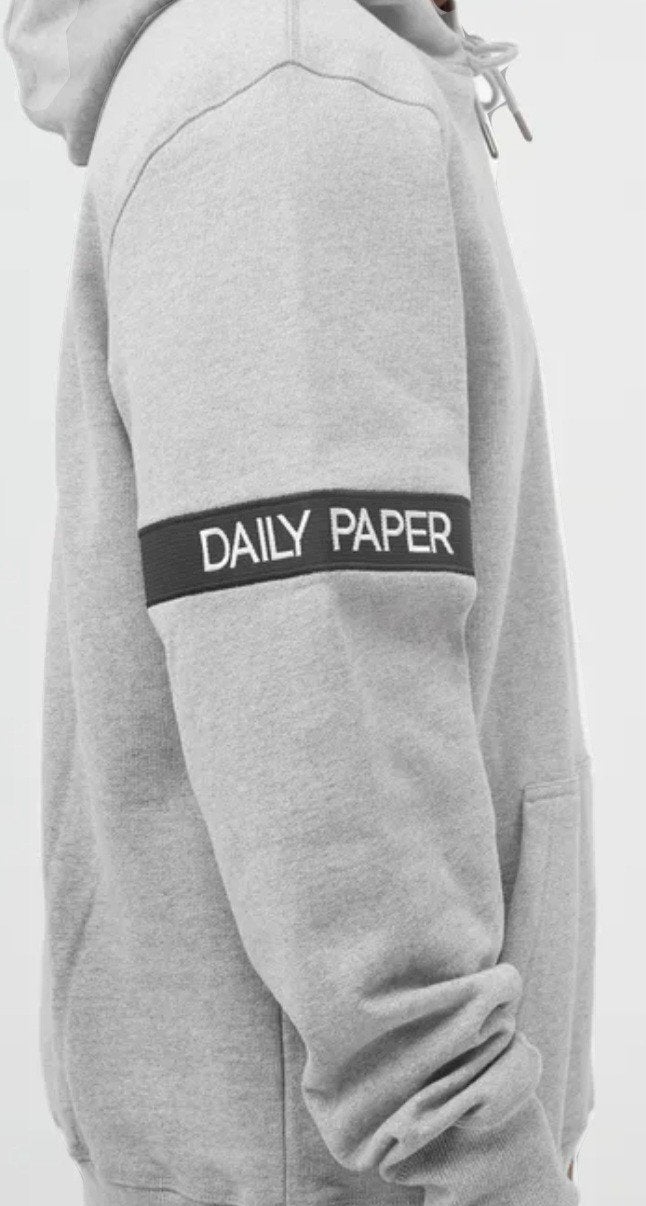 Daily paper hoodie grijs maat s merk truien unisex trui, Verzenden, Daily Paper, Zo goed als nieuw, Maat 36 (S)