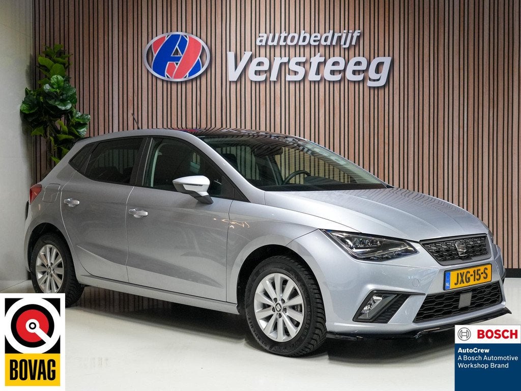 SEAT Ibiza 1.0 MPI Reference |VOL!|stoelvrm|clima|carplay|pa, Auto's, Voorwielaandrijving, 12 maanden, Stof, Gebruikt