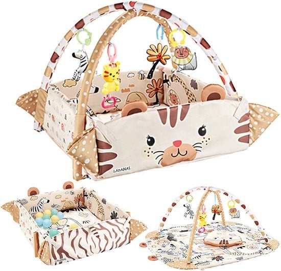 Nieuw 4-in-1 Speelkleed met Babygym en Buikligtrainer, Ophalen of Verzenden, Nieuw, Speelkleed