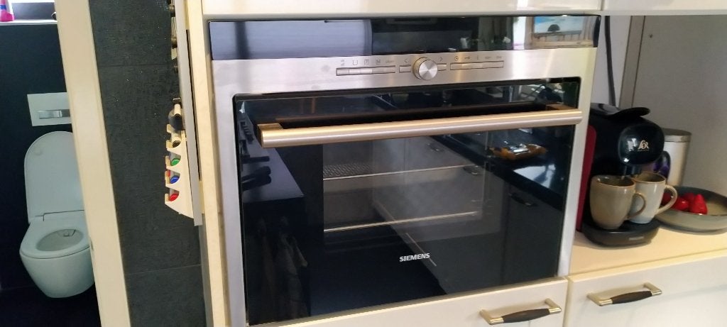 SIEMENS Stoomoven (inbouw), Witgoed en Apparatuur, Ovens, Ophalen, 45 tot 50 cm, Siemens, Inbouw